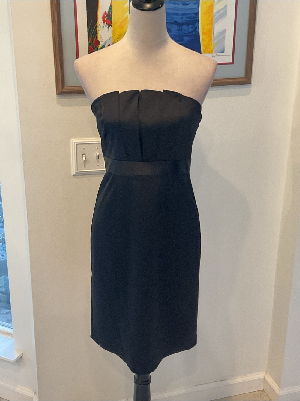 The Limited Black Strapless Sheath Dress
